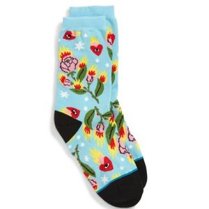 Stance Everyday Light Cushion Cotton Blend Crew Cavolo Floral Socks